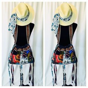 Handmade Patchwork Boho Crossbody Bag